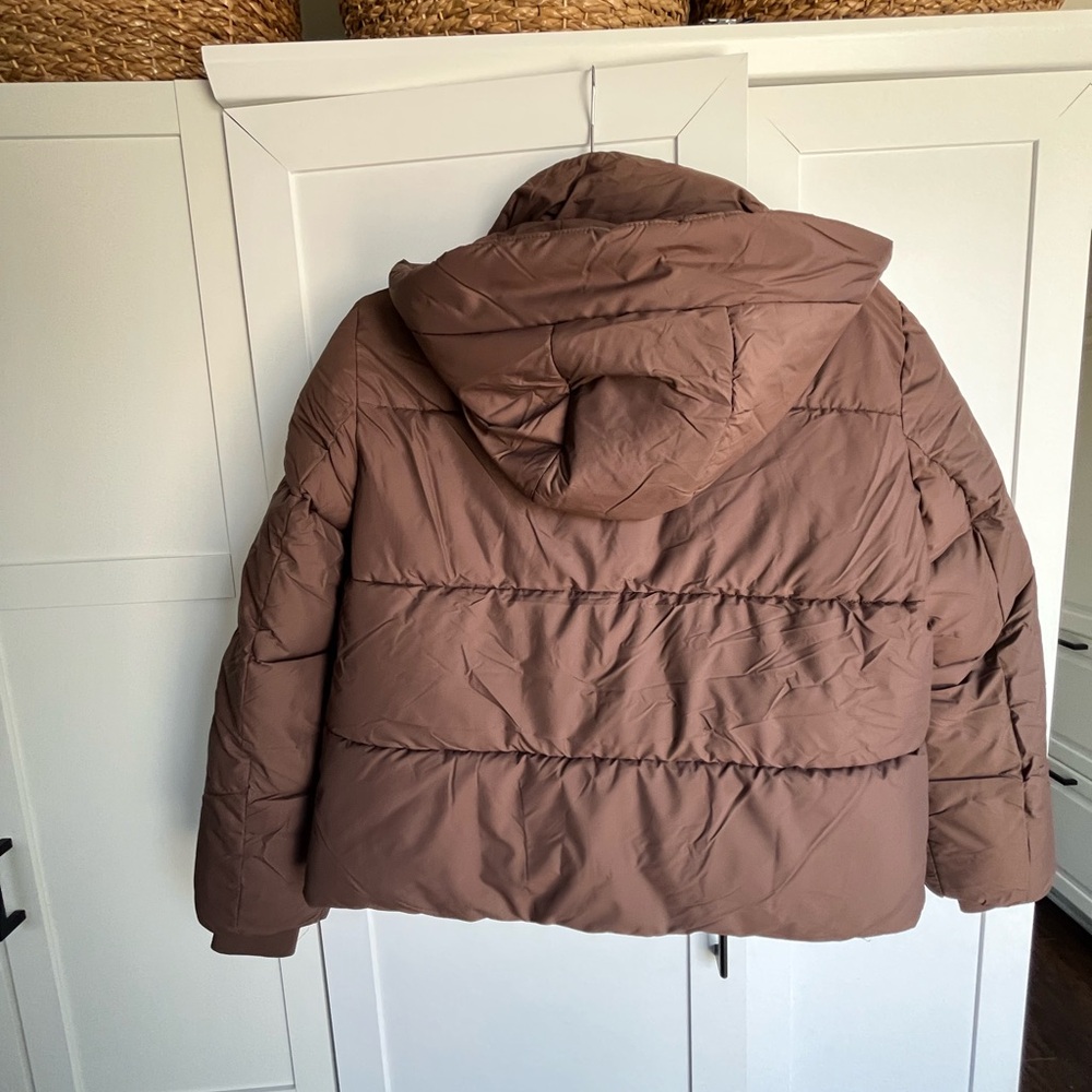 Brown Puffer Jacket - Picture 3 of 3